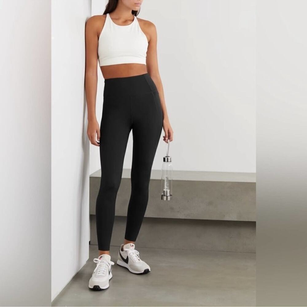 Girlfriend Collective Black Compressive High-Rise Leggings Size Medium